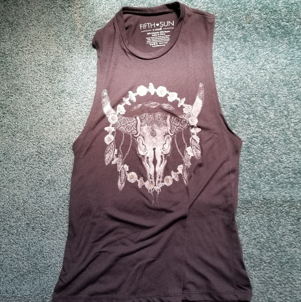 NEW BROWN MUSCLE TANK